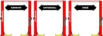 Challenger CL10AV3 QC Series Quick Cycle ALI Versymmetric Adjustable 2 Post Lift 10,000 lbs.