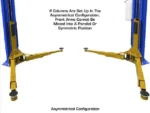Atlas® Platinum PVL-10 ALI Certified Adj Height 2 Post Lift 10,000 lbs