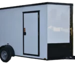 CY249 Cynergy 6×12 Enclosed Trailer SA White Blackout 81″