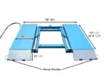 Atlas® Kwik Bay Open Center Portable Lift 7,000 lbs