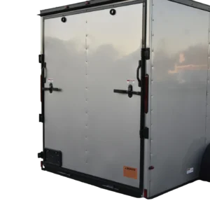 CY205 Cynergy 6×12 Enclosed Trailer SA Silver Blackout 81″