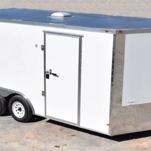 CY224 Cynergy 8.5×16 Enclosed Trailer TA White
