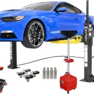 MaxJax® M7K 7Portable Two Post Garage Lift – Supreme Package