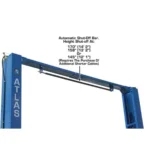 Atlas® PV12PX-3 Adj Height Ex-Wide/Ex-Tall 2 Post Lift 12,000 lbs w/3-Stage Arms