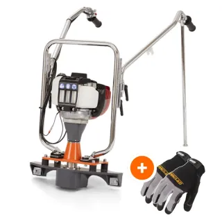 Husqvarna BV 30 | Walk-Behind Screed W/ Free Vibration Impact Ironclad Gloves