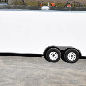CY229 Cynergy 8.5×24 Enclosed Trailer TA 10K White
