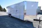 CY229 Cynergy 8.5×24 Enclosed Trailer TA 10K White