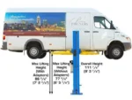Atlas® BP-10000 Floor Baseplate 2 Post Car Lift 10,000 lbs