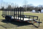 CA136 Cailber 7×16 Utility Trailer HD W/ Side Gate