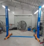 Katool KT-H105 Symmetric 2 Post Floor Plate Car Lift 10,000 lbs – Blue