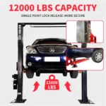 Katool KT-AM120SD Asymmetric 2 Post Car Lift 12,000 lbs