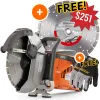 Husqvarna K970 SmartGuard Concrete Saw – Gas