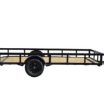 CA149 Caliber 7×14 Utility Trailer HD W/ Dove Tail & Tube Gate