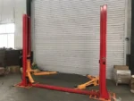 Katool KT-H100 Symmetric 2 Post Floor Plate Car Lift 10,000 lbs – Red