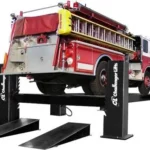 Challenger 44060E HD Chain-Driven Ex-Length 4-Post Lift 60,000 lb – New Black Color