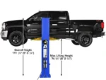 Atlas® Platinum PVL-9BP ALI Certified Base-Plate 2 Post Lift 9,000 lbs