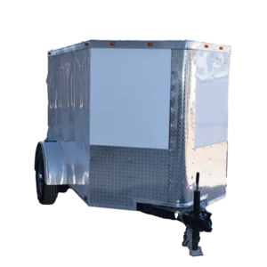 CY200 Cynergy 5×8 Enclosed Trailer SA White