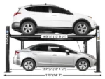 Atlas® Garage Apex 8 ALI Certified 4 Post Parking Lift 8,000 lbs