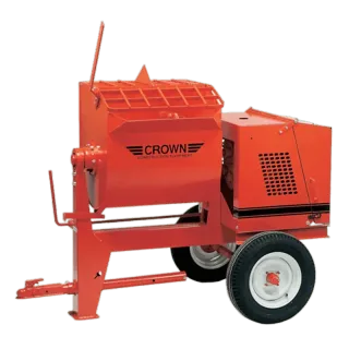 6 Cu Ft Mortar/Plaster Mixer Baldor Electric Motor | Highway Towable