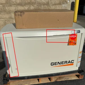 Generac 7291 26kW Guardian Generator with 200A SE Transfer Switch (Scratch & Dent) — Model/SKU 7291-SD28