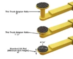 Atlas® 9KOH Symmetric/Asymmetric 2 Post Lift 9,000 lbs
