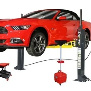 MaxJax® M7K Portable Two Post Garage Lift – Deluxe Package