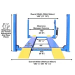 Atlas® 414 Commercial Grade 4 Post Lift 14,000 lbs