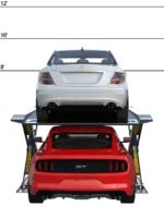 BendPak Autostacker™ A6S 110V Scissors Parking Lift Platform 6,000 lb w/Power Unit Console