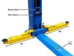 Atlas® BP-10000 Floor Baseplate 2 Post Car Lift 10,000 lbs