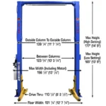 Atlas® Platinum PVL12 ALI Certified 2 Post Lift 12,000 lbs