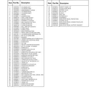 Coats CYLINDER-ASM – 82040746