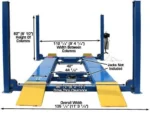 Atlas® 412A Commercial Grade 4 Post Alignment Lift 12,000 lbs