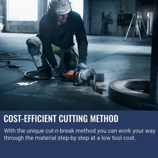 Husqvarna K4000 Cut‑n‑Break Electric Saw + FREE EL35 CnB Diamond Blades + Ironclad Gloves