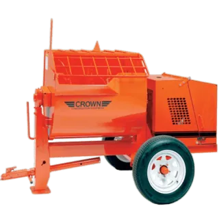 12 Cu Ft Mortar/Plaster Mixer Baldor Electric Motor | Highway Towable