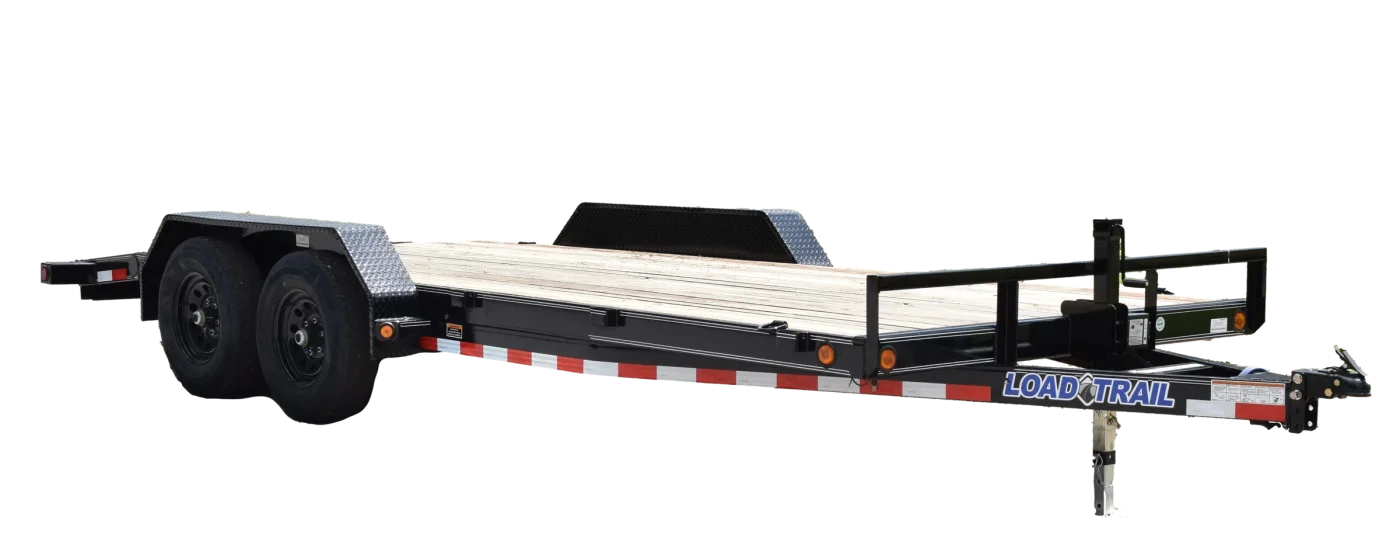 LT603 Load Trail 7X18 Car Hauler 10K W/ Slide Ramps LT603 Load Trail 7X18 Car Hauler 10K W/ Slide Ramps