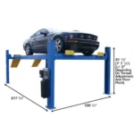 Atlas® 414A Commercial Grade 4 Post Alignment Lift 14,000 lbs