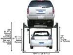 Atlas® Garage Pro 8000 Service/Parking 4 Post Lift 8,000 lbs
