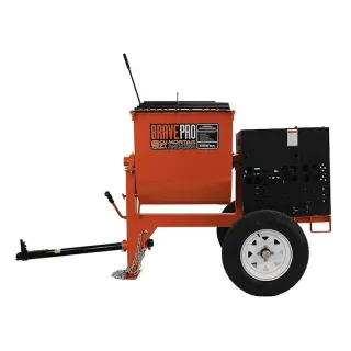 Brave Mortar Mixer | 8 Cu. Ft. Steel Drum | Honda GX239 Gas