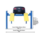 Atlas® 414A Commercial Grade 4 Post Alignment Lift 14,000 lbs
