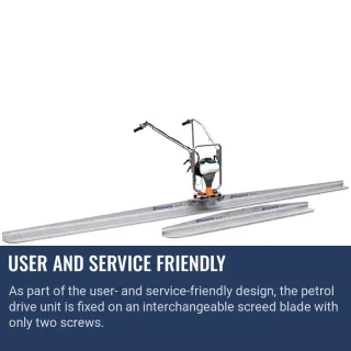 Husqvarna BV 30 | Walk-Behind Screed W/ Free Vibration Impact Ironclad Gloves