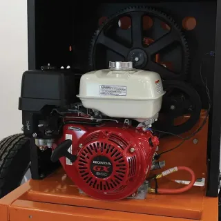 Brave Mortar Mixer | 8 Cu. Ft. Steel Drum | Honda GX239 Gas