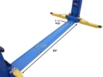 Atlas® BP8000 Floor Base-Plate 2 Post Lift 8,000 lbs