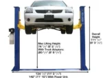 Atlas® 9KBP Floor Base-Plate 2 Post Lift 9,000 lbs