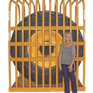 T112 12-Bar Earthmover Tire Inflation Cage