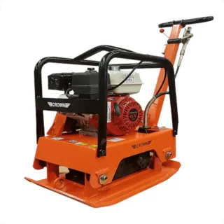 Crown Reversible Plate Compactor – Honda GX160 – 5.5 HP – 5,620 lbs/ft² W/ Free Vibration Impact Ironclad Gloves