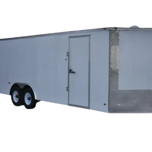 CY231 Cynergy 8.5×24 Enclosed Trailer TA 14K White