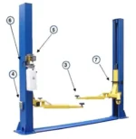 Auto Lift AL2-9K-FX 9,000 lb. 2 Post Floor Plate Car Lift