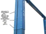 Atlas® PV15PX Adj Height Symmetric 2 Post Lift 15,000 lbs