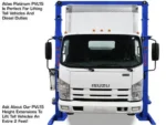 Atlas® Platinum PVL15 ALI Certified 2 Post Lift 15,000 lbs w/Ext Kit