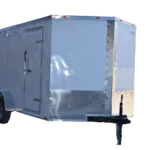CY214 Cynergy 7×12 Enclosed Trailer TA White